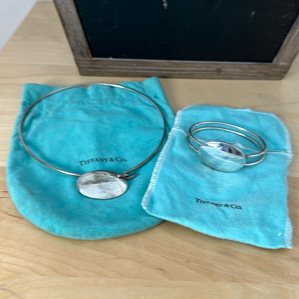 Authentic Tiffany Sterling Silver Bracelet & Choker